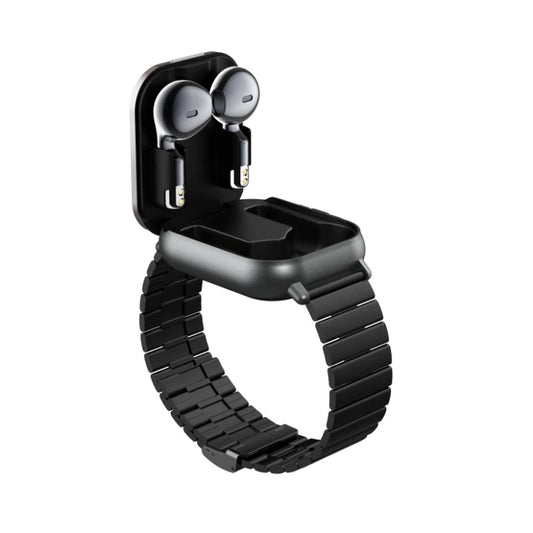 ⌚Montre connectée 2 en 1 : Notification, appel et Fréquence cardiaque + Ecouteur sans fils intégré🎧