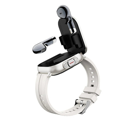 ⌚Montre connectée 2 en 1 : Notification, appel et Fréquence cardiaque + Ecouteur sans fils intégré🎧