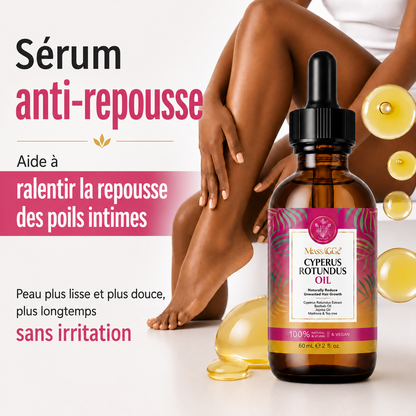 ✨Sérum anti repousse poils : Cette huile ralentit la repousse pour de bon 