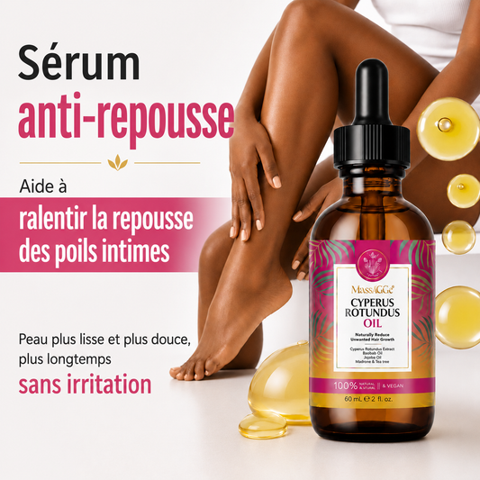 ✨Sérum anti repousse poils : Cette huile ralentit la repousse pour de bon 